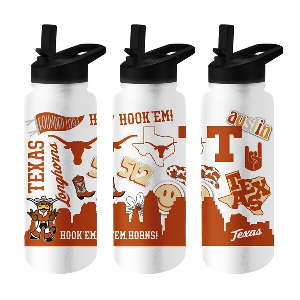 Logo Brands Texas 34oz Native Quencher Bottle 218-S34QB-63